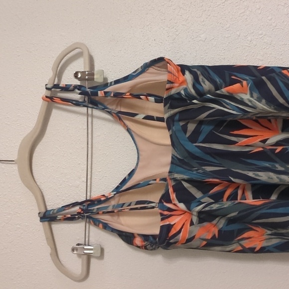 Kona Sol Target One Piece Hawaiian Floral Swimsuit Women's XL Bird of paradise - Picture 7 of 13